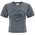 t-shirt 'grey washed heart'