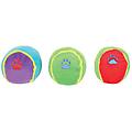 palle gioco per cani colorate in peluche set % 3 pz -