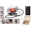 - smerigliatrice da banco con mini trapano e accessori 75mm th-xg 75 kit