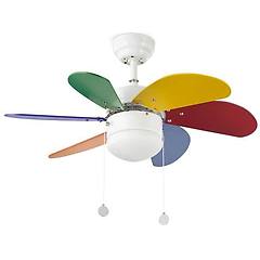 Faro Palao Ventilatore Da Soffitto Con Luce 46w Multicolor