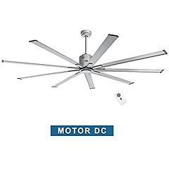 Casafan Ventilatore Big Smooth Eco 220cm Argento Titanio