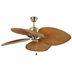 Faro Ventilatore Da Soffitto Cuba 65w Oro