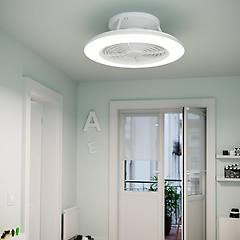 Mantra Ventilatore Da Soffitto Led Alisio Mini Bianco