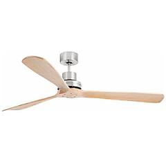 Faro Barcelona Lantau Xl Ventilatore Nichel Opaco/pino Dc