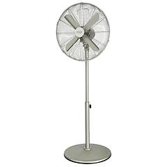 cecotec energysilence 610 steelstyle ventilatore da terra 50w in acciaio inossidabile