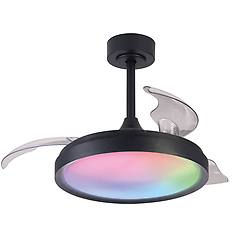 Mantra Ventilatore Da Soffitto Siberia Trasparente D. 43 Cm