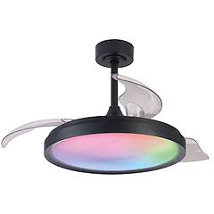 Mantra Ventilatore Da Soffitto Siberia Trasparente D. 50 Cm