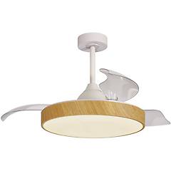 Mantra Ventilatore Da Soffitto Alaska Trasparente D. 50 Cm