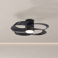Mantra Ventilatore Da Soffitto Rose Nero D. 65 Cm