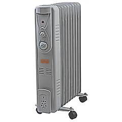 Vinco - Radiatore Ad Olio 9 Elementi 70501-grigio