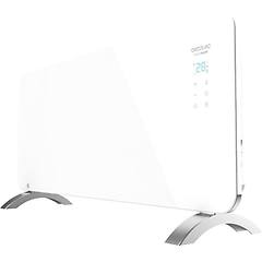cecotec radiatore elettrico wi fi ready warm 6750 crystal connection 2000w bianco