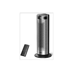 dreo termoventilatore ceramico solaris sh628 2000w riscaldatore elettrico rapido nero e argento