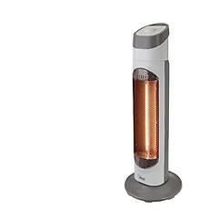 bimar hr318 stufetta elettrica a basso consumo bianco e grigio