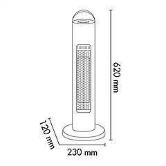 Argo Sting Stufa Elettrica Con Resistenza In Fibra Di