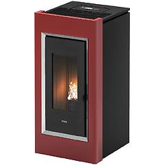 Cadel Stufa A Pellet Prince 11 Rosso