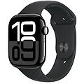 Apple Watch Series 10 Gps Cassa In Alluminio Nero Jet Da 46 Mm Con Cinturino Spo
