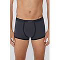boxer in cotone organico con bordi a contrasto e logo uomo grigio tama&ntilde;o m
