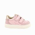 sneakers da bambina rosa con strap taglia 20