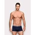 boxer in cotone elasticizzato new fashion color / blu notte / 4 blu notte