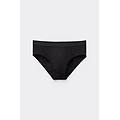 slip cotone con elastico a vista uomo nero taglia 3