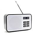 radio dab bluetooth dab+/fm batteria ricaricabile antenna telescopica home 33191