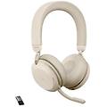 Jabra Cuffie Evolve2 75 Wireless Usb A Microsoft Teams Colore Beige