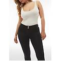 pantaloni push up wr. up superskinny tessuto traspirante nero donna extra large