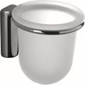 luna porta bicchiere a parete cromato codice prod b01020cr-van