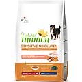 Natural Trainer Sensitive No Gluten Adult Medium Maxi Monoproteico Salmone 3 Kg