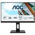 p2 u27p2 led display 68 6 cm (27") 3840 x 2160 pixel 4k ultra hd nero (u27p2)