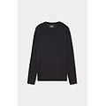 maglia a manica lunga in soft silk uomo nero taglia xxl