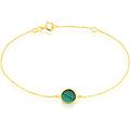 bracciale beverly oro giallo malachite collezione beverly oro giallo