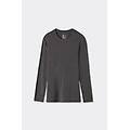 maglia a manica lunga in modal cashmere uomo grigio scuro taglia xl