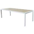 - gordian tavolo in alluminio allungabile 190/250x100 cm