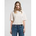 t-shirt cropped con taschino