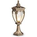 - lampada da terra classica da esterno alluminio oro 1 luce e27 60w ip44