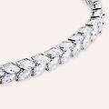 bracciale tennis silver elegance argento rodiato cubic zirconia collezione silver elegance bianco