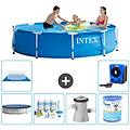- piscina fuori terra in giro 305x76 cm blu include accessori coordinati a1490