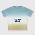 t-shirt in jersey da bambino blu taglia 6