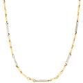 collana uomo oro giallo bianco gl100333