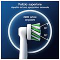 oral-b testine di ricambio pro cross action-bianco