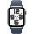 watch se 2 2023 box 40mm gps aluminium silver con sport band s/m blue eu