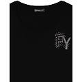 t-shirt w donna black s
