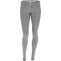 pantalone wr. up super skinny vita e lunghezza regular grigio melange donna extra small