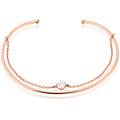 bangle silver elegance argento rosa cubic zirconia collezione silver elegance rosa