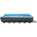 - 26364np piscina ultra xtr frame rettangolare con pompa filtro scaletta e teli 732x366x132 cm