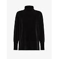 velvet vent turtleneck wom knit