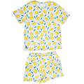 pet & parent pigiama coordinato pet family match limone pigiama per proprietario tg. m