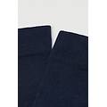 calzini corti in cotone rasato uomo blu 42-43
