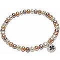 bracciale di perle donna argento 925 gioiello yel303-s4